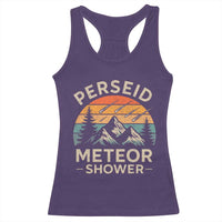Perseid Meteor Shower Racerback Tank Top Shooting Stars Astronomy Vintage Mountain - Wonder Print Shop