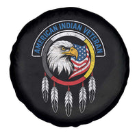 American Indian Veteran Spare Tire Cover Native American Veteran Eagle Dreamcatcher - Wonder Print Shop