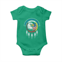 American Indian Veteran Baby Onesie Native American Veteran Eagle Dreamcatcher - Wonder Print Shop
