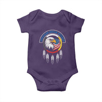 American Indian Veteran Baby Onesie Native American Veteran Eagle Dreamcatcher - Wonder Print Shop