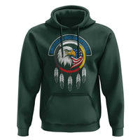 American Indian Veteran Hoodie Native American Veteran Eagle Dreamcatcher - Wonder Print Shop
