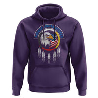 American Indian Veteran Hoodie Native American Veteran Eagle Dreamcatcher - Wonder Print Shop