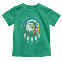American Indian Veteran Toddler T Shirt Native American Veteran Eagle Dreamcatcher - Wonder Print Shop