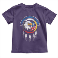 American Indian Veteran Toddler T Shirt Native American Veteran Eagle Dreamcatcher - Wonder Print Shop