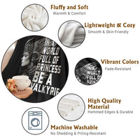 In A World Full Of Princess Be A Valkyrie Throw Blanket Viking Pride - Wonder Print Shop