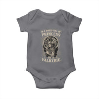 In A World Full Of Princess Be A Valkyrie Baby Onesie Viking Norse Mythology - Wonder Print Shop