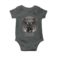 Christian Firefighter Baby Onesie When You Walk Through The Fire You Shall Not Be Burned American Flag