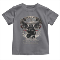 Christian Firefighter Toddler T Shirt When You Walk Through The Fire You Shall Not Be Burned American Flag