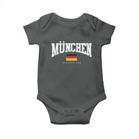 Munchen Deutschland Germany Baby Onesie Vintage Athletic Sports Design