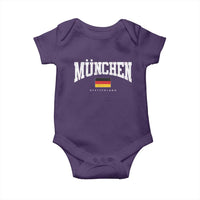 Munchen Deutschland Germany Baby Onesie Vintage Athletic Sports Design