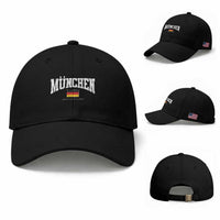 Munchen Deutschland Germany Baseball Cap Vintage Athletic Sports Design