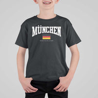 Munchen Deutschland Germany T Shirt For Kid Vintage Athletic Sports Design