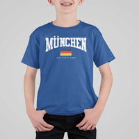 Munchen Deutschland Germany T Shirt For Kid Vintage Athletic Sports Design