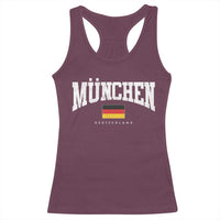 Munchen Deutschland Germany Racerback Tank Top Vintage Athletic Sports Design