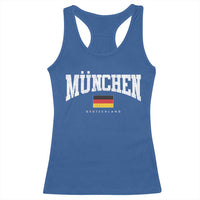 Munchen Deutschland Germany Racerback Tank Top Vintage Athletic Sports Design