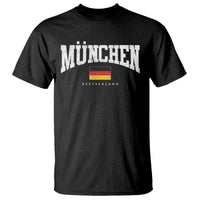 Munchen Deutschland Germany T Shirt Vintage Athletic Sports Design