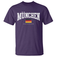 Munchen Deutschland Germany T Shirt Vintage Athletic Sports Design