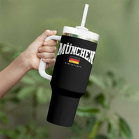 Munchen Deutschland Germany Tumbler With Handle Vintage Athletic Sports Design