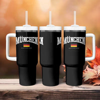 Munchen Deutschland Germany Tumbler With Handle Vintage Athletic Sports Design