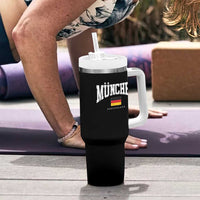 Munchen Deutschland Germany Tumbler With Handle Vintage Athletic Sports Design