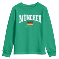 Munchen Deutschland Germany Youth Sweatshirt Vintage Athletic Sports Design