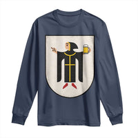 Funny Munich Oktoberfest Munchen Coat of Arms Long Sleeve Shirt Münchner Kindl Beer Drinking