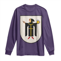 Funny Munich Oktoberfest Munchen Coat of Arms Long Sleeve Shirt Münchner Kindl Beer Drinking