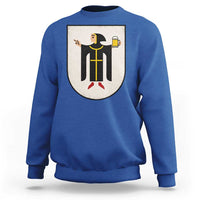 Funny Munich Oktoberfest Munchen Coat of Arms Sweatshirt Münchner Kindl Beer Drinking