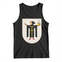 Funny Munich Oktoberfest Munchen Coat of Arms Tank Top Münchner Kindl Beer Drinking