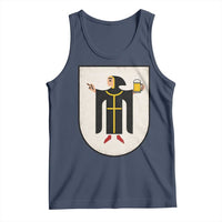 Funny Munich Oktoberfest Munchen Coat of Arms Tank Top Münchner Kindl Beer Drinking