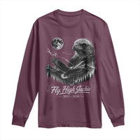 Fly High Jackie Eagle Long Sleeve Shirt Memorial Tribute Nature Supports California Wildlife