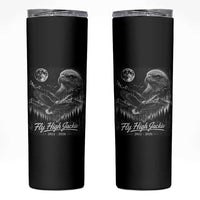 Fly High Jackie Eagle Skinny Tumbler Memorial Tribute Nature Supports California Wildlife