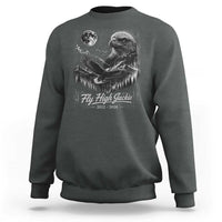 Fly High Jackie Eagle Sweatshirt Memorial Tribute Nature Supports California Wildlife