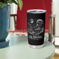 Fly High Jackie Eagle Tumbler Cup Memorial Tribute Nature Supports California Wildlife