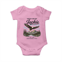 Jackie Bald Eagle Memorial Tribute Baby Onesie Forever Flying High Big Bear California 2012 2026