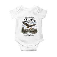 Jackie Bald Eagle Memorial Tribute Baby Onesie Forever Flying High Big Bear California 2012 2026