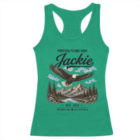 Jackie Bald Eagle Memorial Tribute Racerback Tank Top Forever Flying High Big Bear California 2012 2026