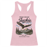 Jackie Bald Eagle Memorial Tribute Racerback Tank Top Forever Flying High Big Bear California 2012 2026