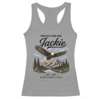 Jackie Bald Eagle Memorial Tribute Racerback Tank Top Forever Flying High Big Bear California 2012 2026