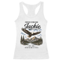 Jackie Bald Eagle Memorial Tribute Racerback Tank Top Forever Flying High Big Bear California 2012 2026