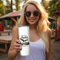 Jackie Bald Eagle Memorial Tribute Skinny Tumbler Forever Flying High Big Bear California 2012 2026