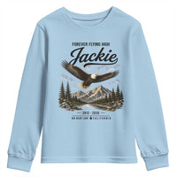 Jackie Bald Eagle Memorial Tribute Youth Sweatshirt Forever Flying High Big Bear California 2012 2026