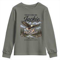 Jackie Bald Eagle Memorial Tribute Youth Sweatshirt Forever Flying High Big Bear California 2012 2026