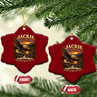 Jackie The Eagle Big Bear Lake California Ceramic Ornament Forever Our Queen And In Our Hearts Wildlife Supports