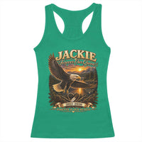 Jackie The Eagle Big Bear Lake California Racerback Tank Top Forever Our Queen And In Our Hearts Wildlife Supports