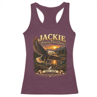 Jackie The Eagle Big Bear Lake California Racerback Tank Top Forever Our Queen And In Our Hearts Wildlife Supports