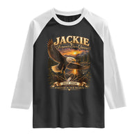 Jackie The Eagle Big Bear Lake California Raglan Shirt Forever Our Queen And In Our Hearts Wildlife Supports