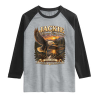 Jackie The Eagle Big Bear Lake California Raglan Shirt Forever Our Queen And In Our Hearts Wildlife Supports