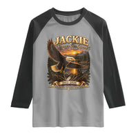 Jackie The Eagle Big Bear Lake California Raglan Shirt Forever Our Queen And In Our Hearts Wildlife Supports