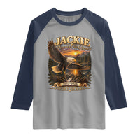 Jackie The Eagle Big Bear Lake California Raglan Shirt Forever Our Queen And In Our Hearts Wildlife Supports